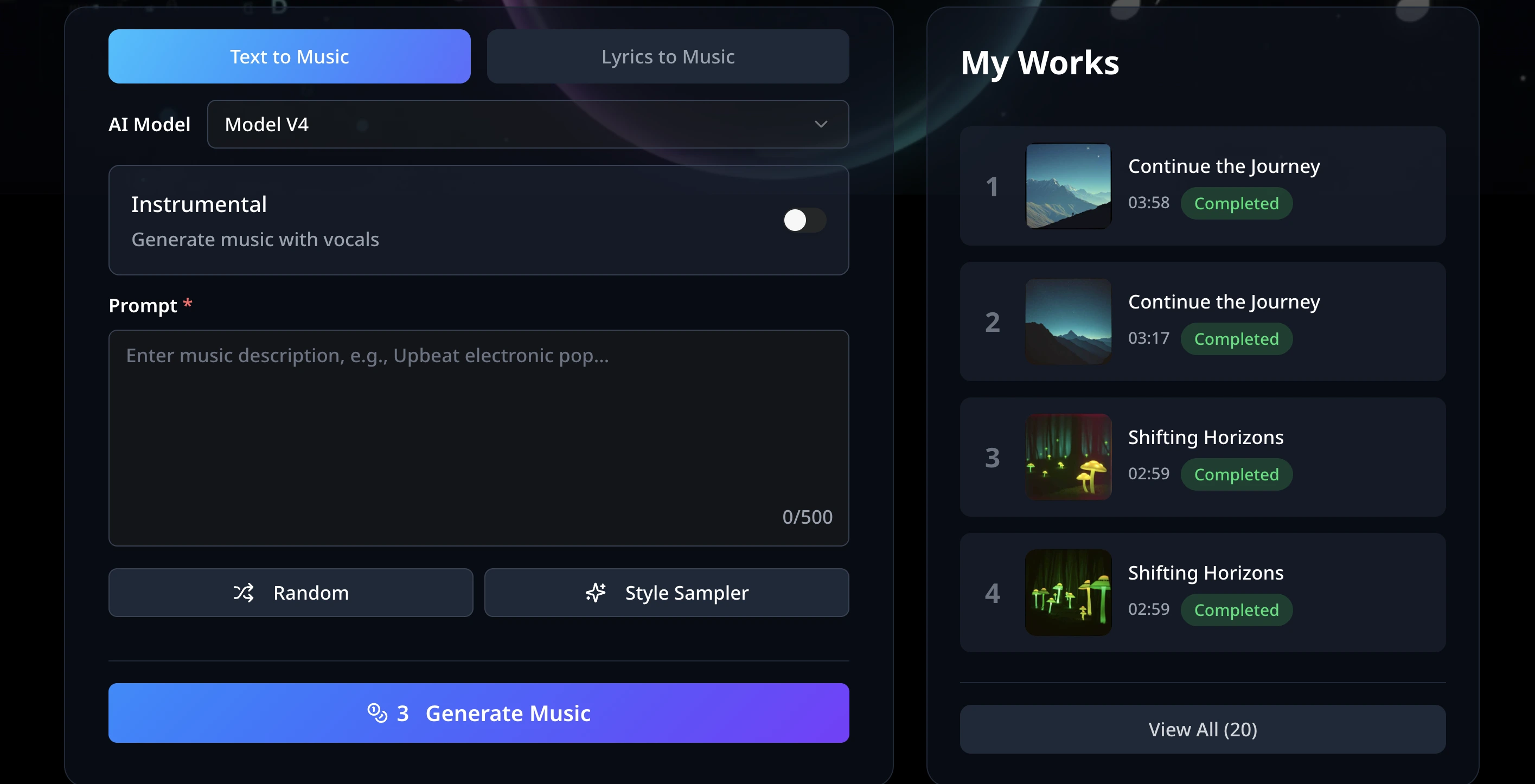 AI Music Generator - Turn Text & Lyrics into Songs