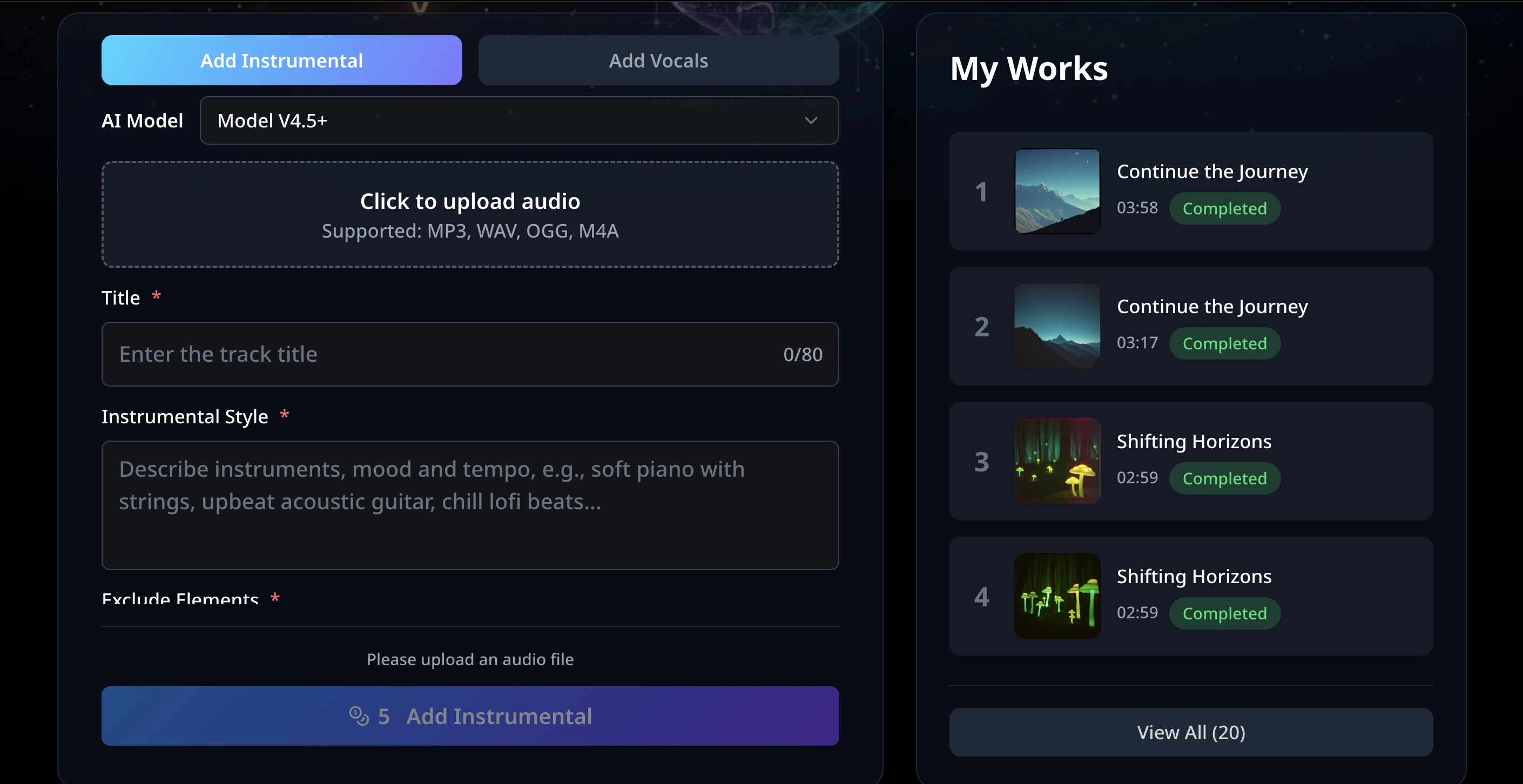 AI Music Layering - Add Instruments & Vocals to Any Song