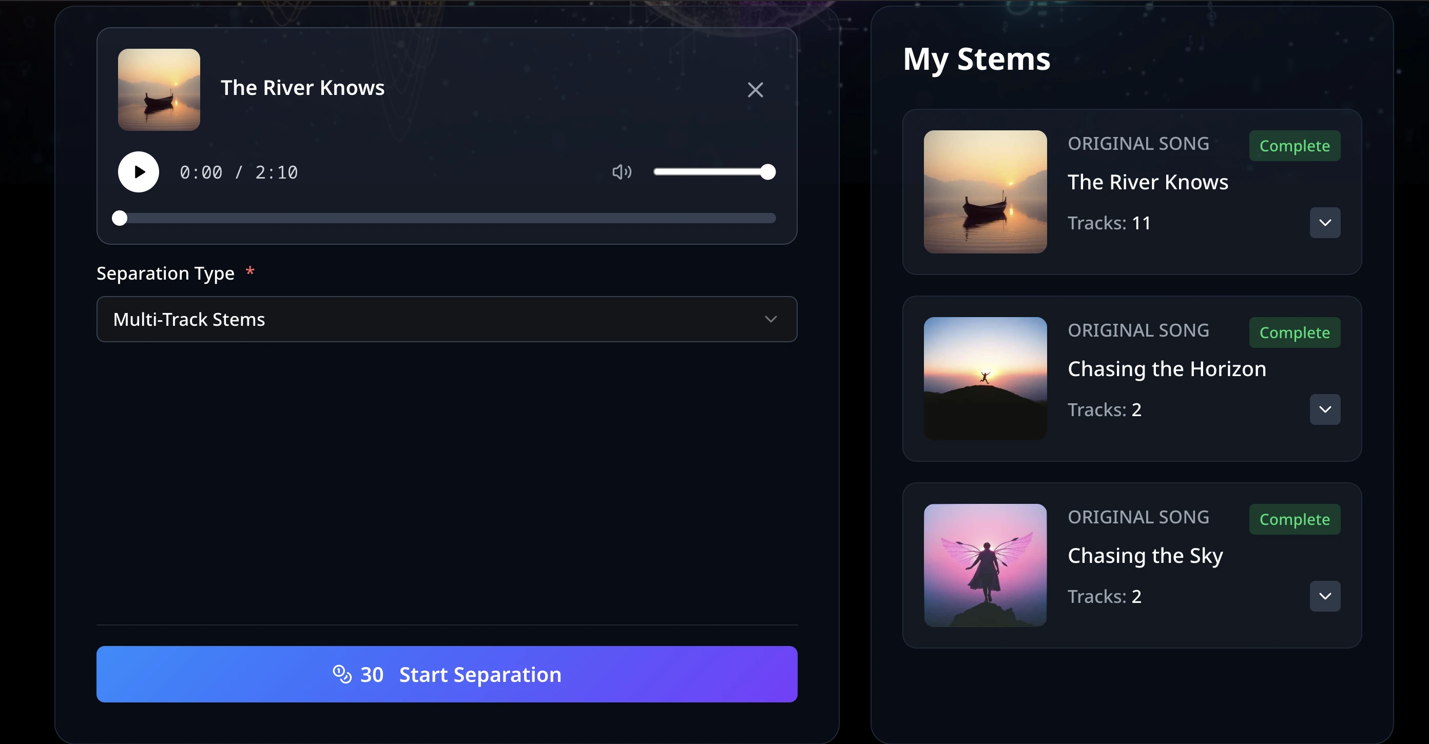 Studio-Quality AI Audio Separation