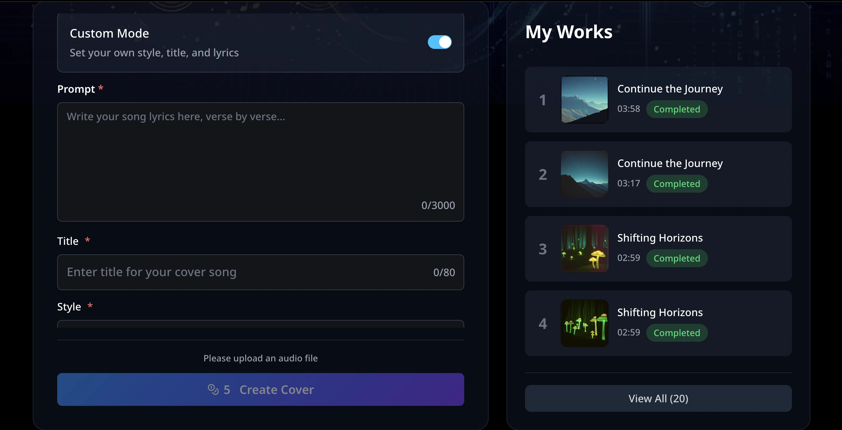 Customize AI Vocals and Voice Style